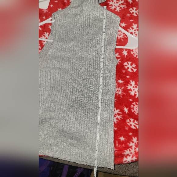 Nwot Express Gray Ribbed Turtleneck Sweater - Picture 7 of 7